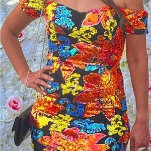 A stunning mini dress